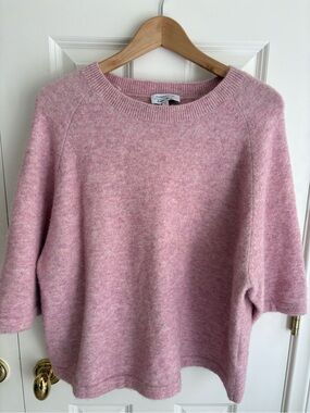 & Other Stories Alpaca Blend Pink Fuzzy Sweater Stockholm Atelier M